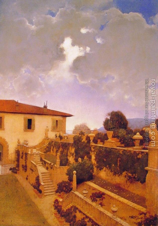 Maxfield Parrish : Villa Gamberaia Settignano